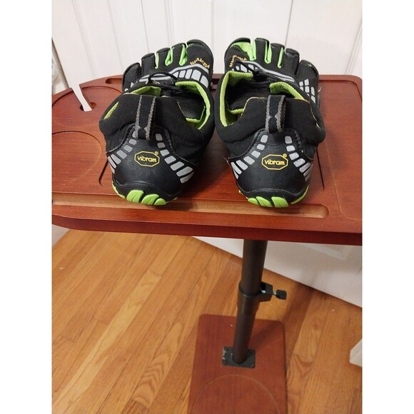 Vibram Five Finger Minimalist Shoes Size 40 8.5-9 Men's Black Green Yellow M3781 - Picture 4 of 7